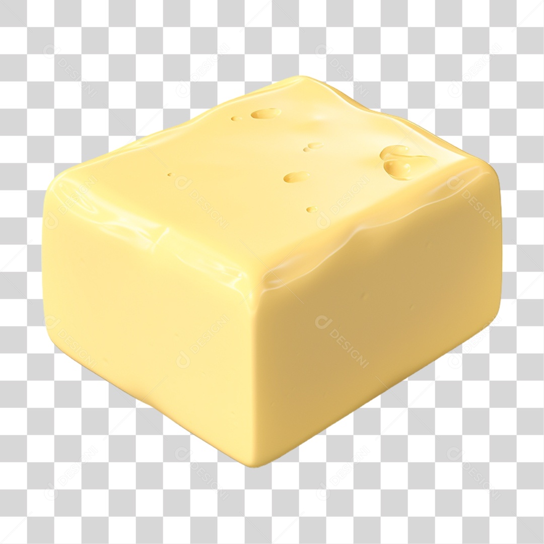 Pedaço de Manteiga PNG Transparente