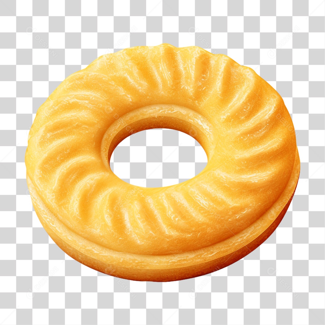 Biscoito Anel de Manteiga PNG Transparente
