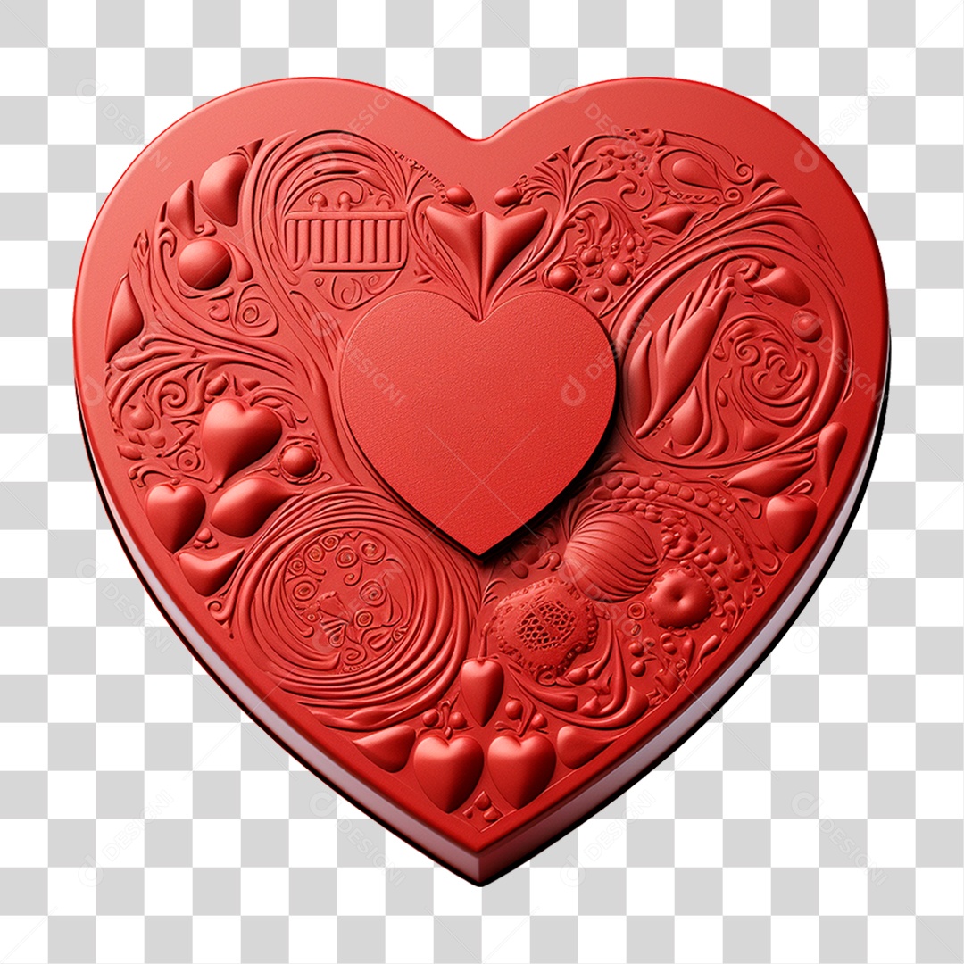 Caixa de Chocolate PNG Transparente