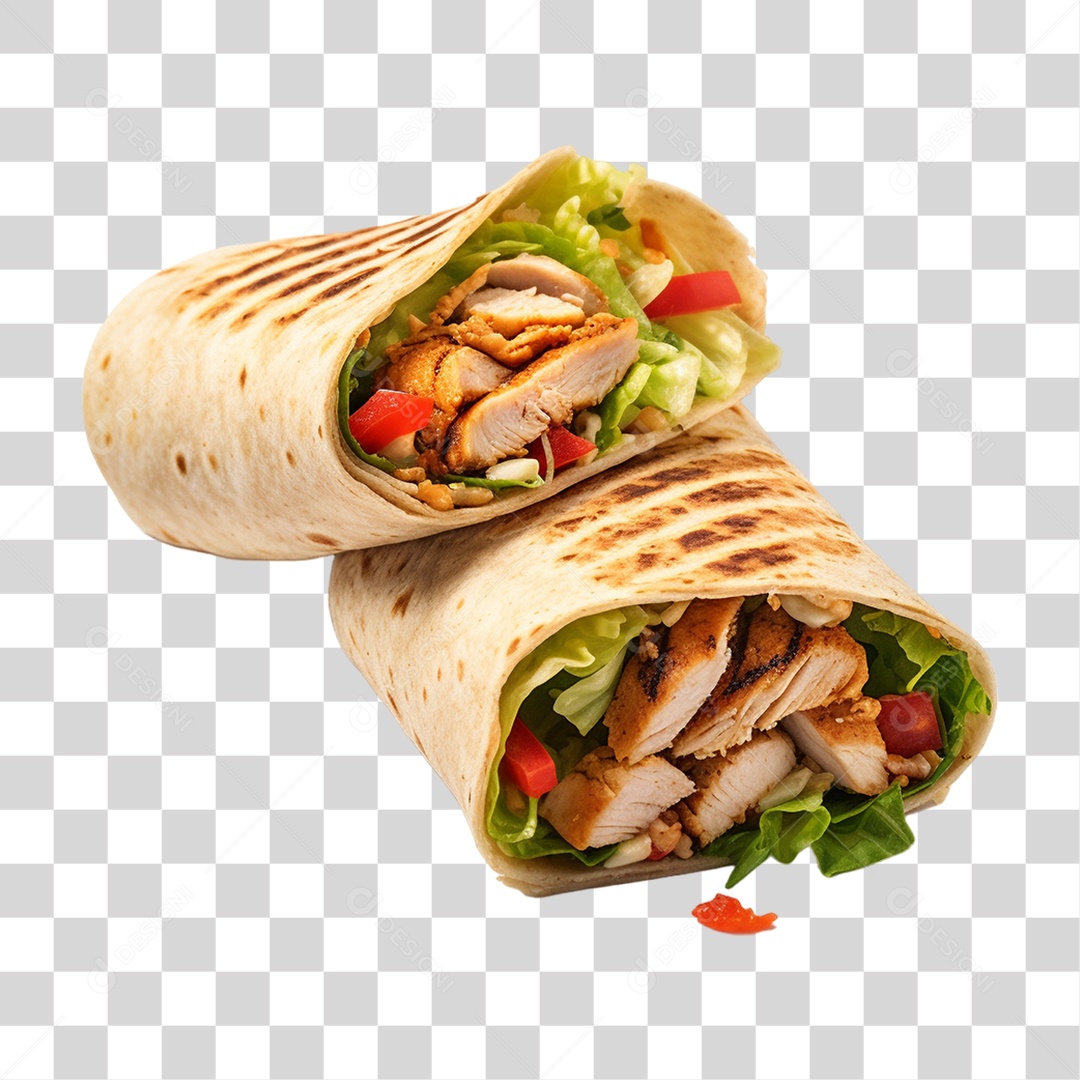 Burritos Salgados Lanches PNG Transparente