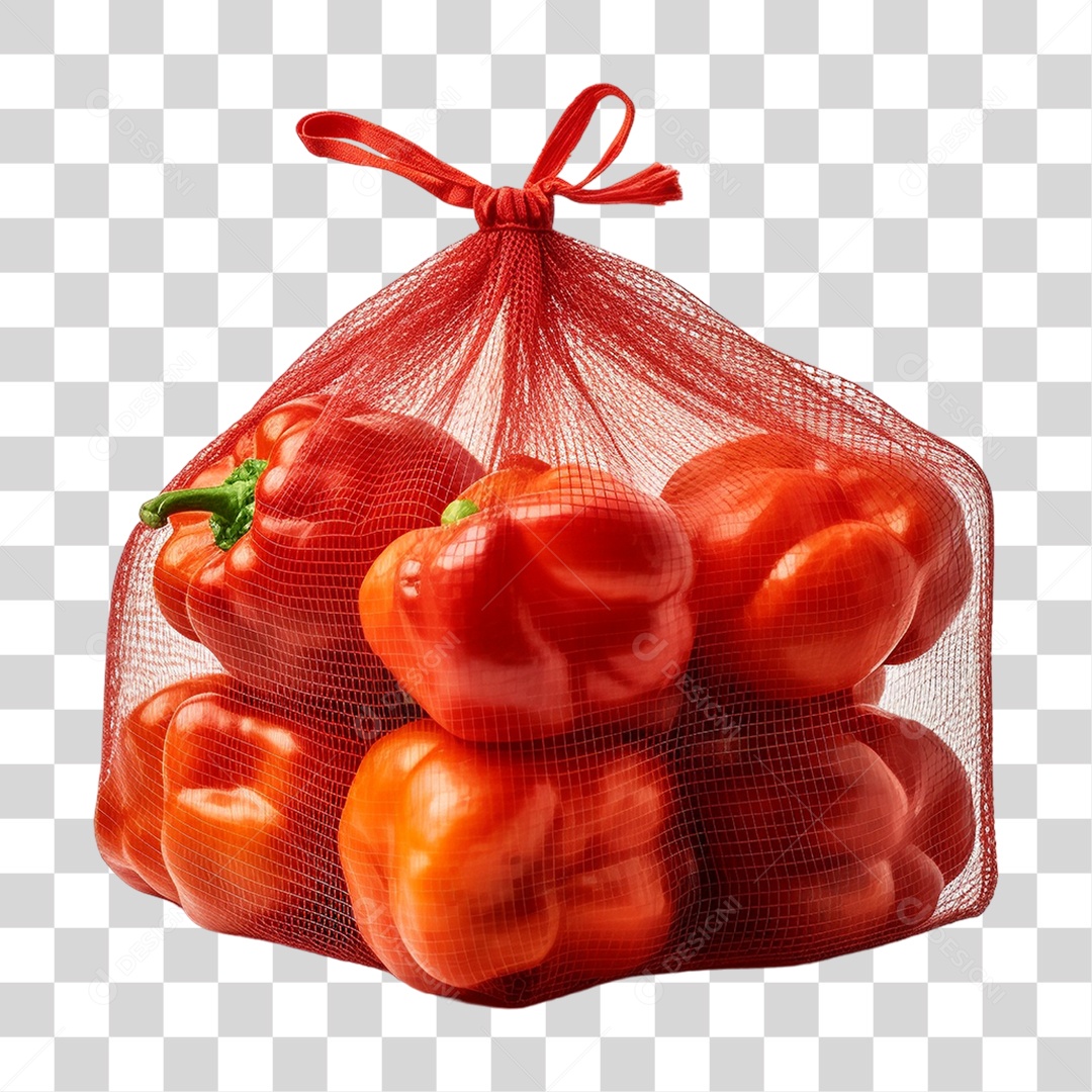 Saco com Tomates PNG Transparente
