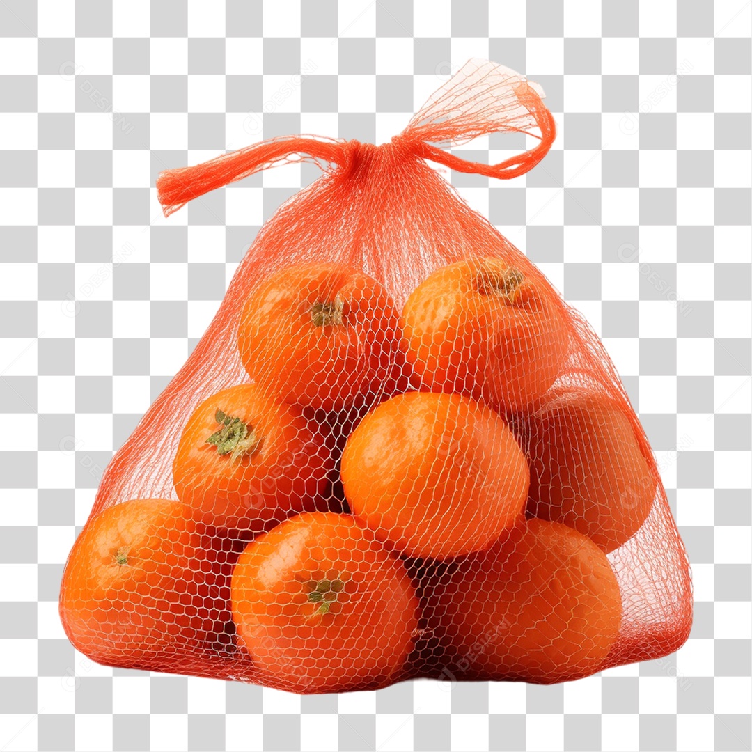 Saco com Tomates PNG Transparente