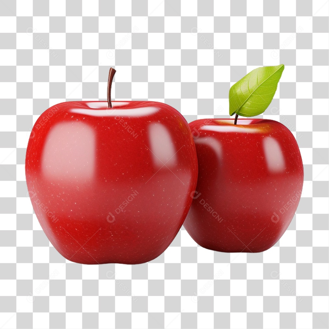 Fruta Maçã PNG Transparente