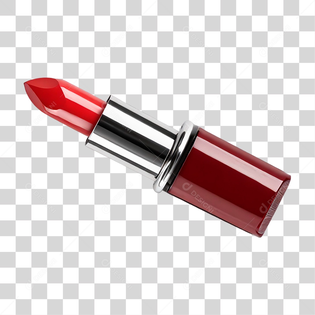 Batom Vermelho PNG Transparente