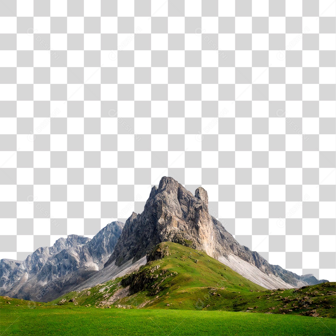 Montanha Rochosa PNG Transparente