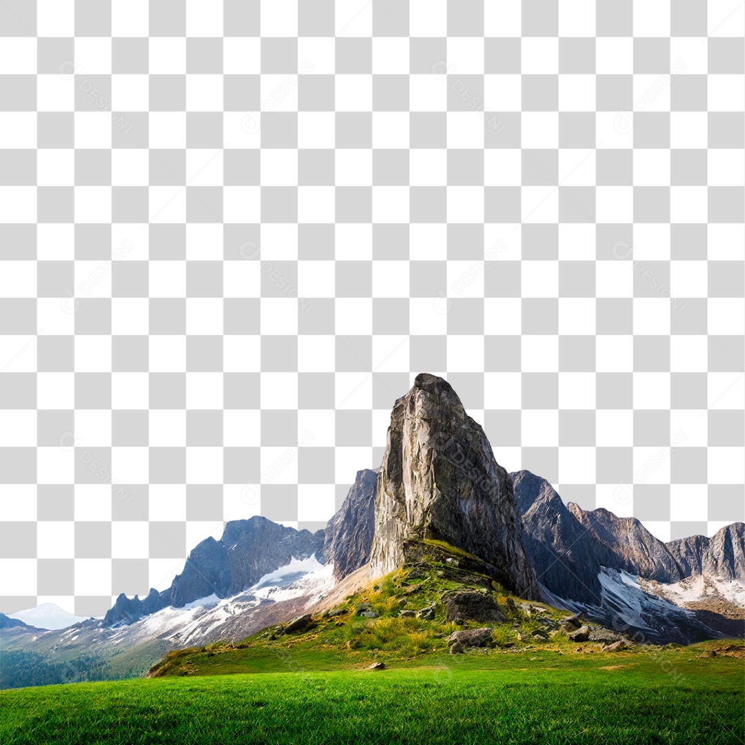 Montanha Rochosa PNG Transparente