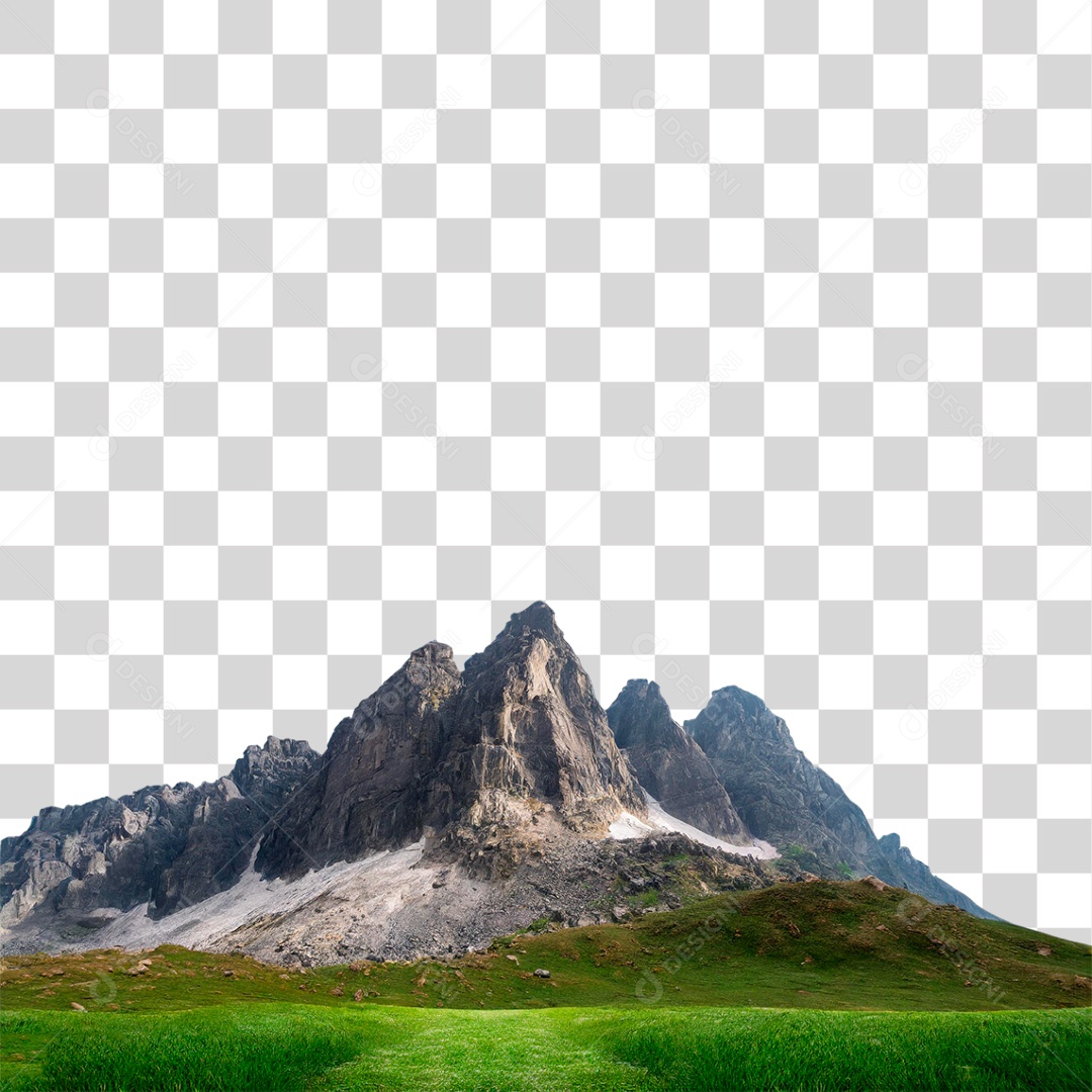 Montanha Rochosa PNG Transparente