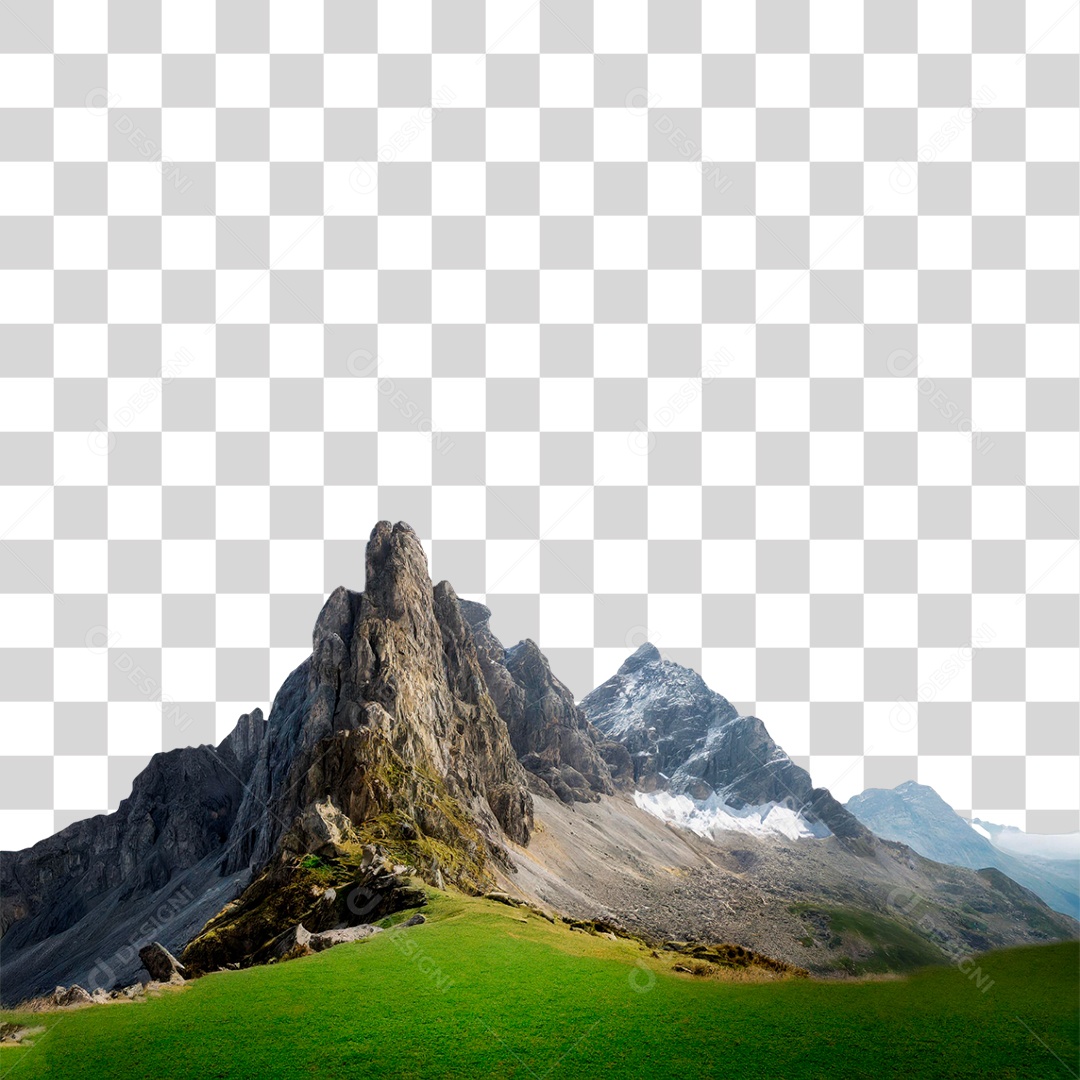 Montanha Rochosa PNG Transparente