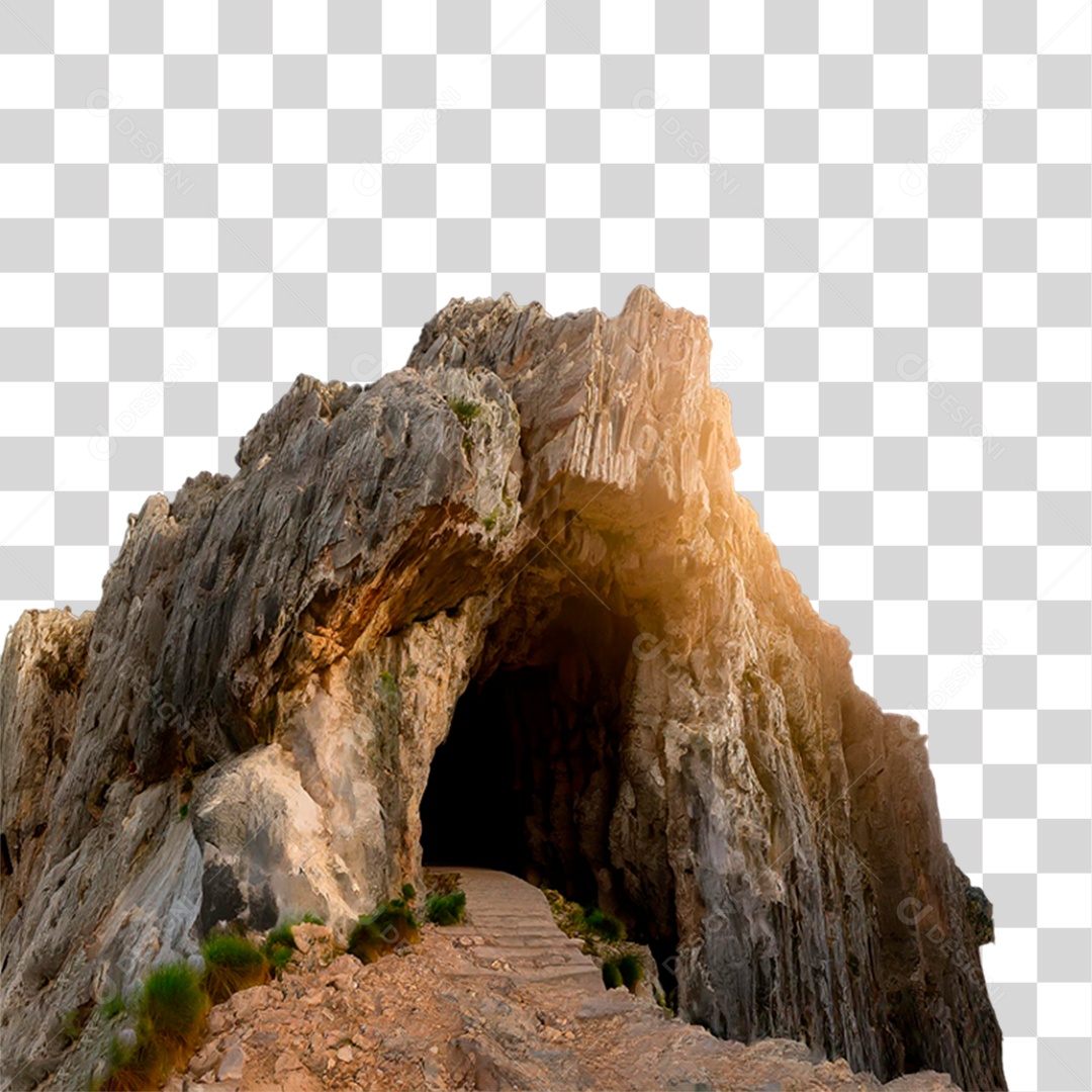 Entrada da Caverna PNG Transparente