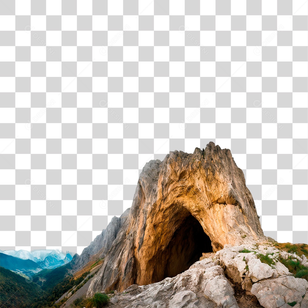 Entrada de Caverna PNG Transparente