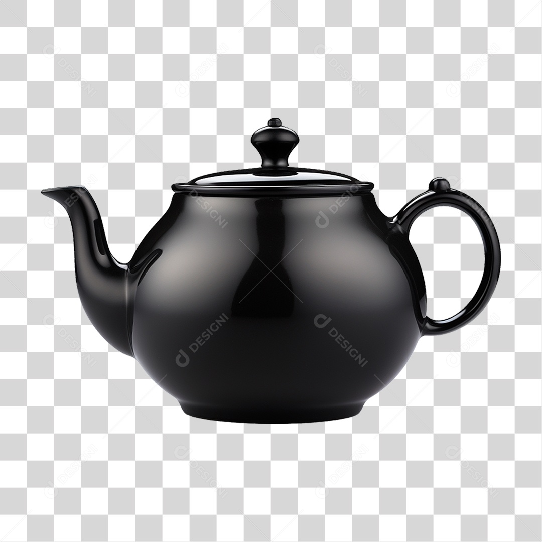 Bule de Cerâmica PNG Transparente