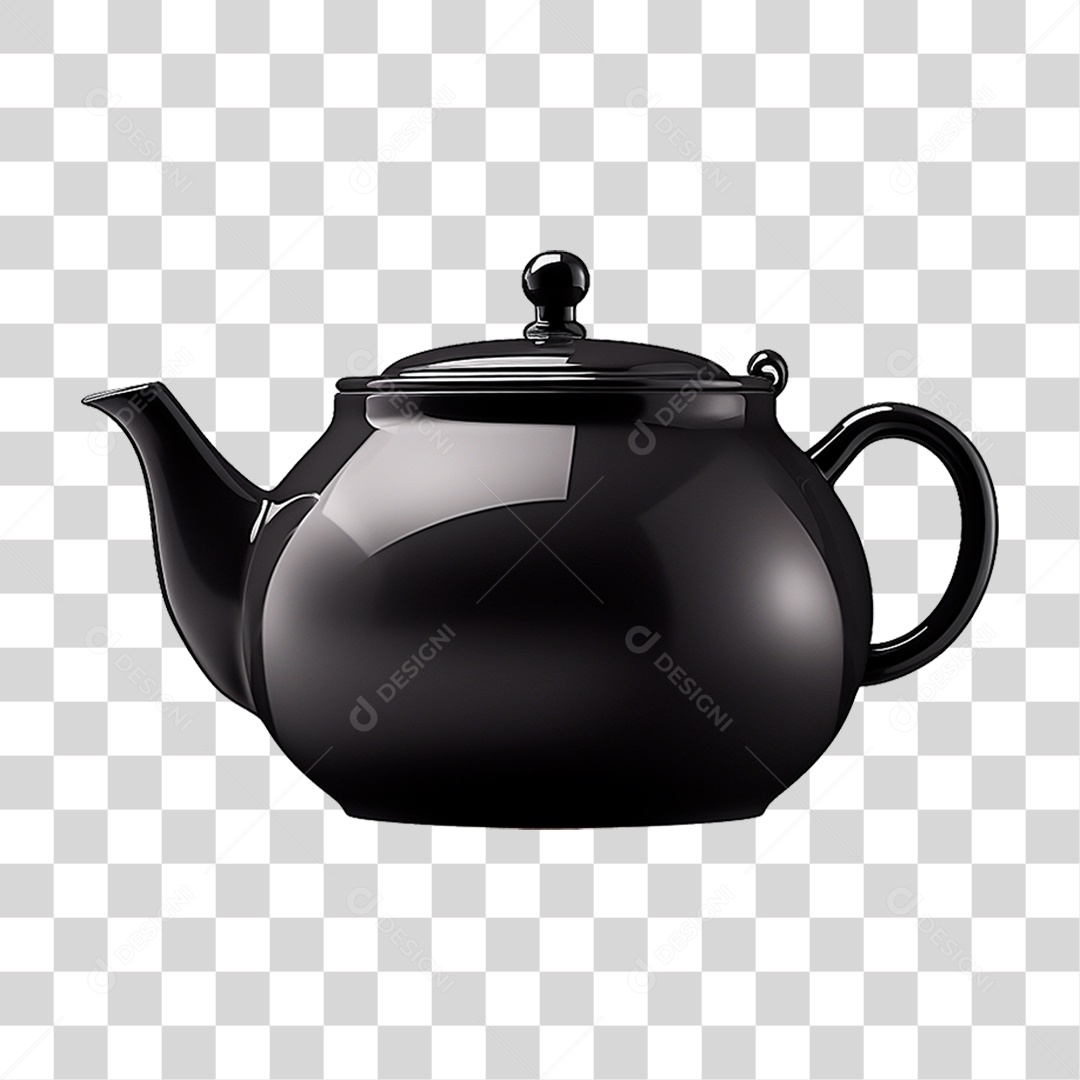 Bule de Cerâmica PNG Transparente