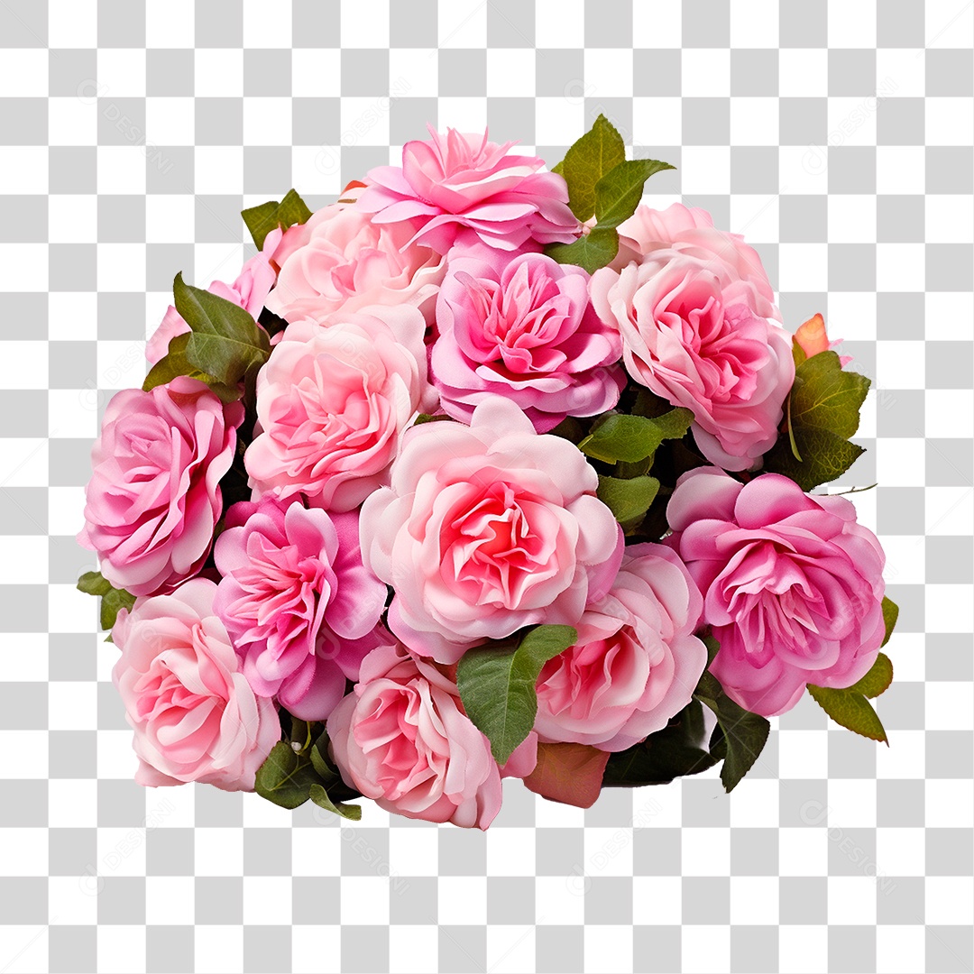 Buquê de Rosas PNG Transparente