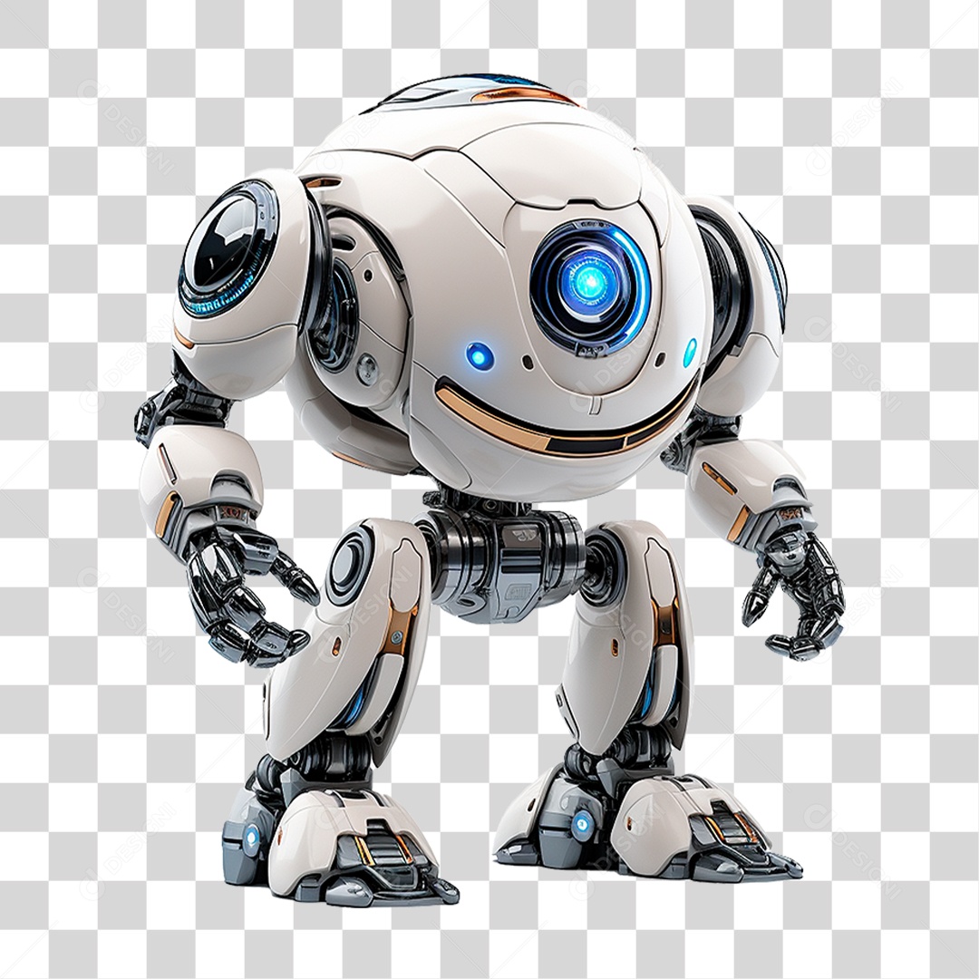 Mini Robô PNG Transparente