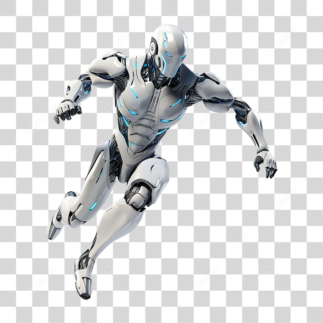 Mini Robô PNG Transparente
