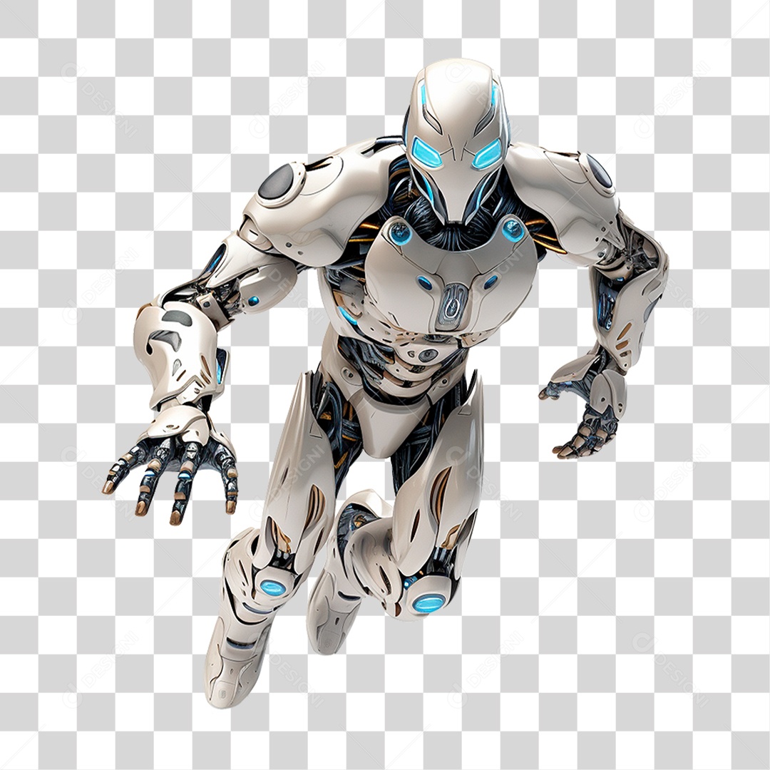 Mini Robô PNG Transparente