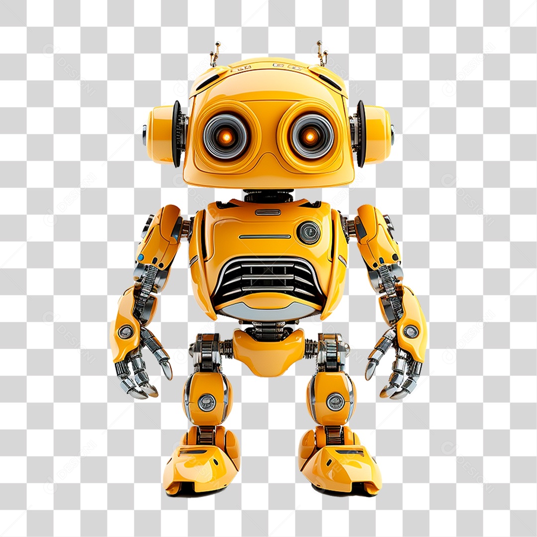 Mini Robô PNG Transparente
