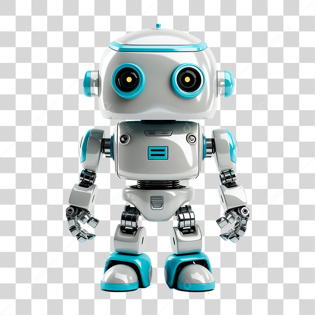 Mini Robô PNG Transparente