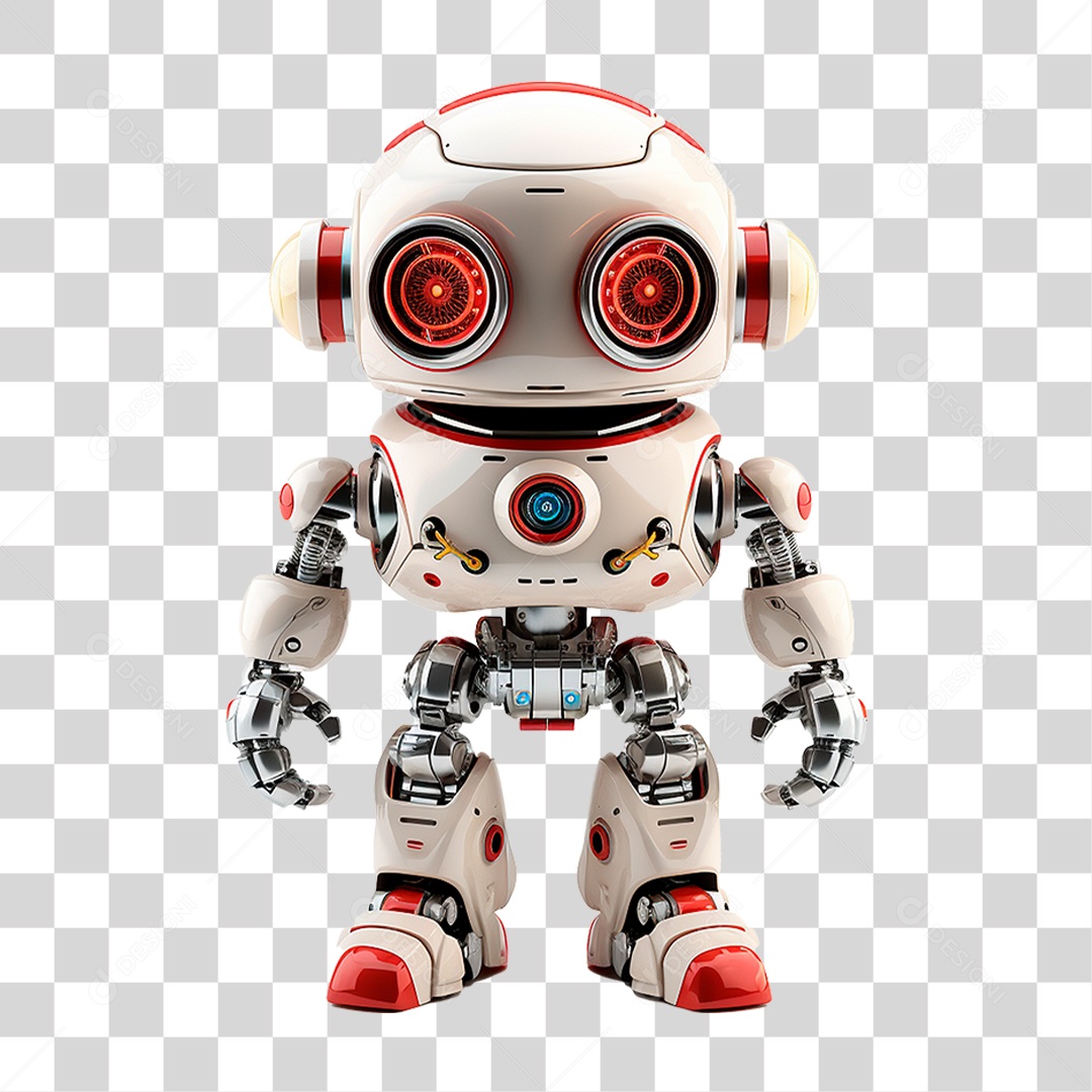 Mini Robô PNG Transparente