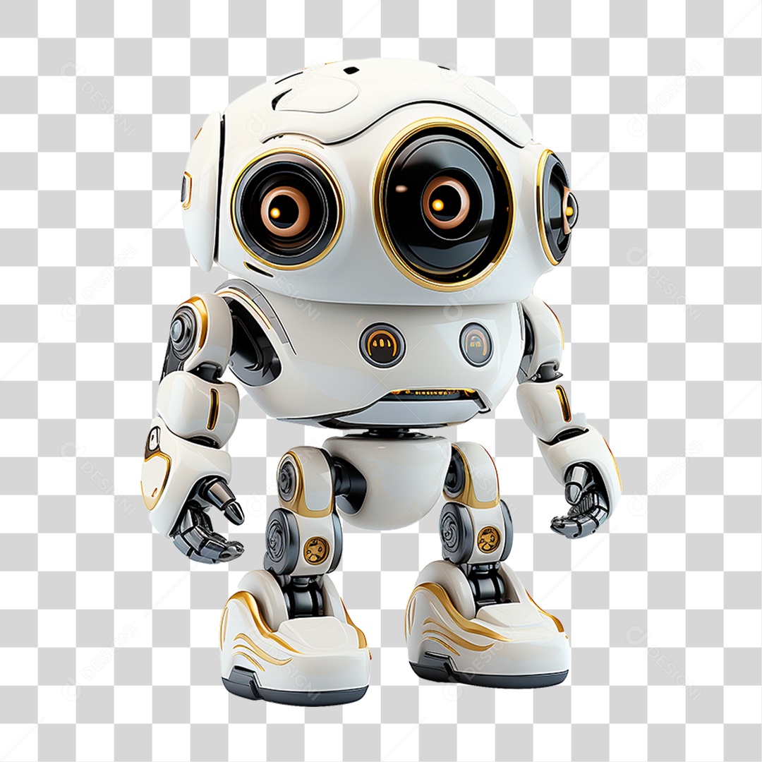 Mini Robô PNG Transparente