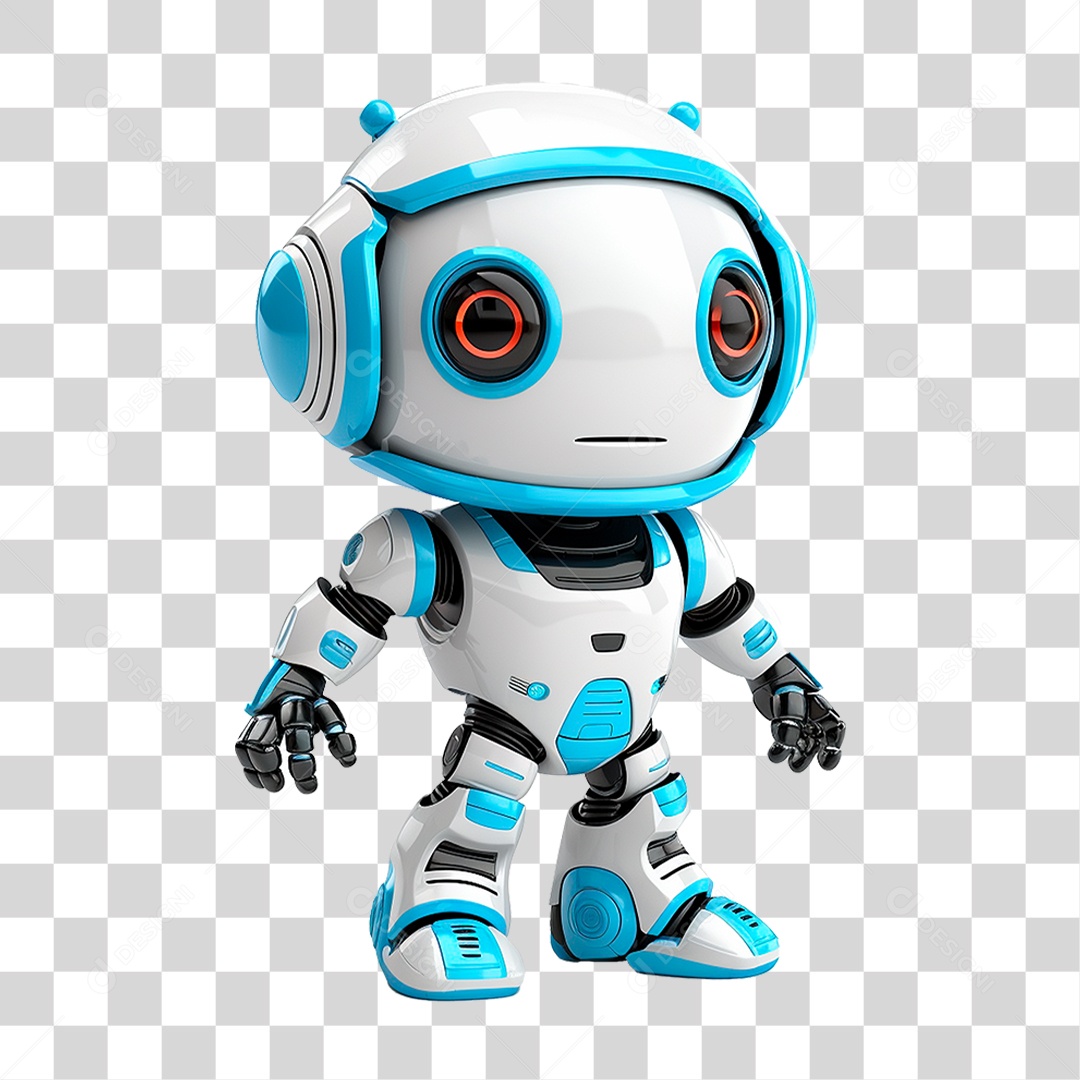 Mini Robô PNG Transparente