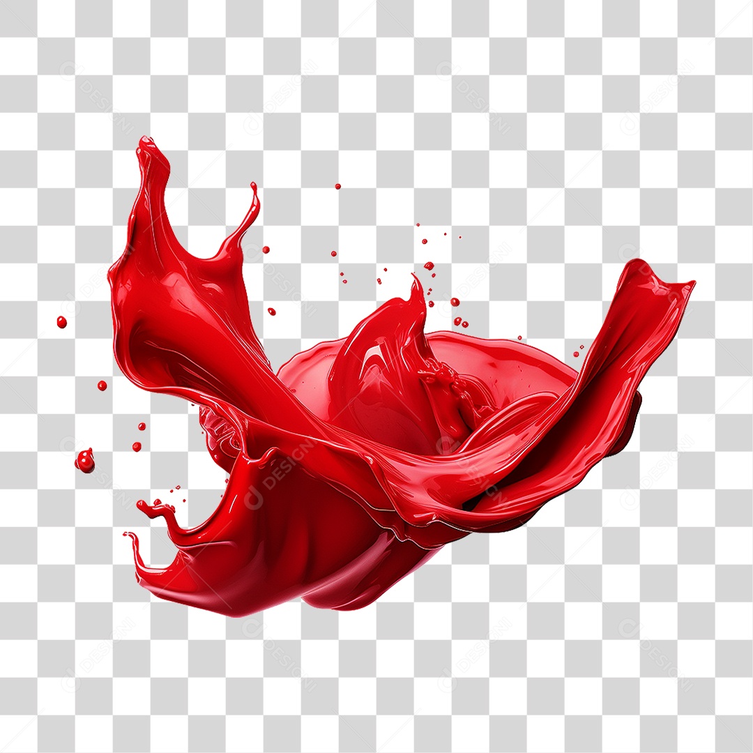 Splash de Tintas PNG Transparente