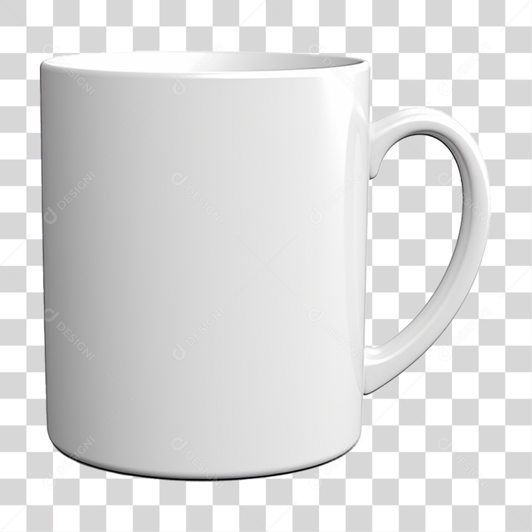 Caneca Branca PNG Transparente