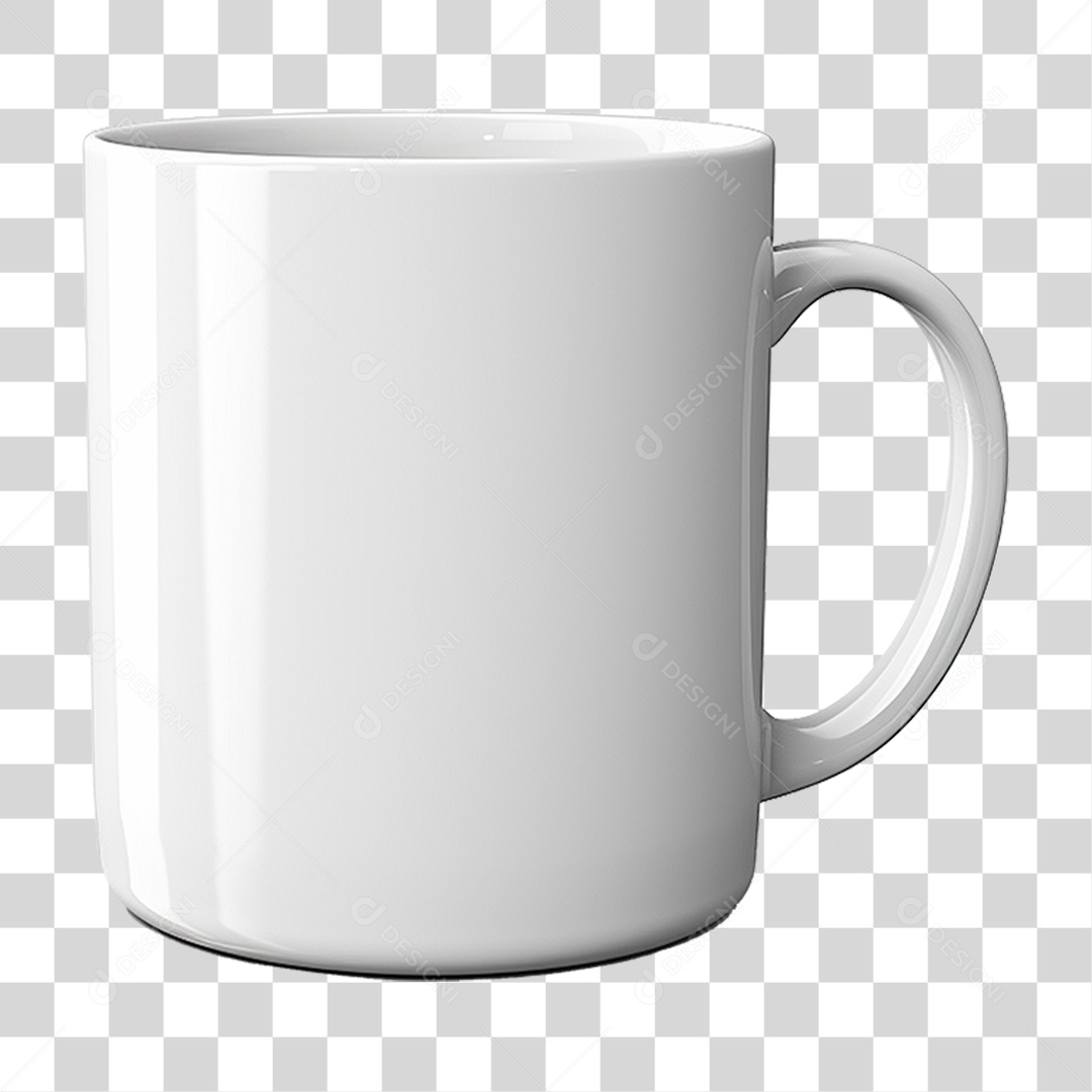 Caneca Branca PNG Transparente