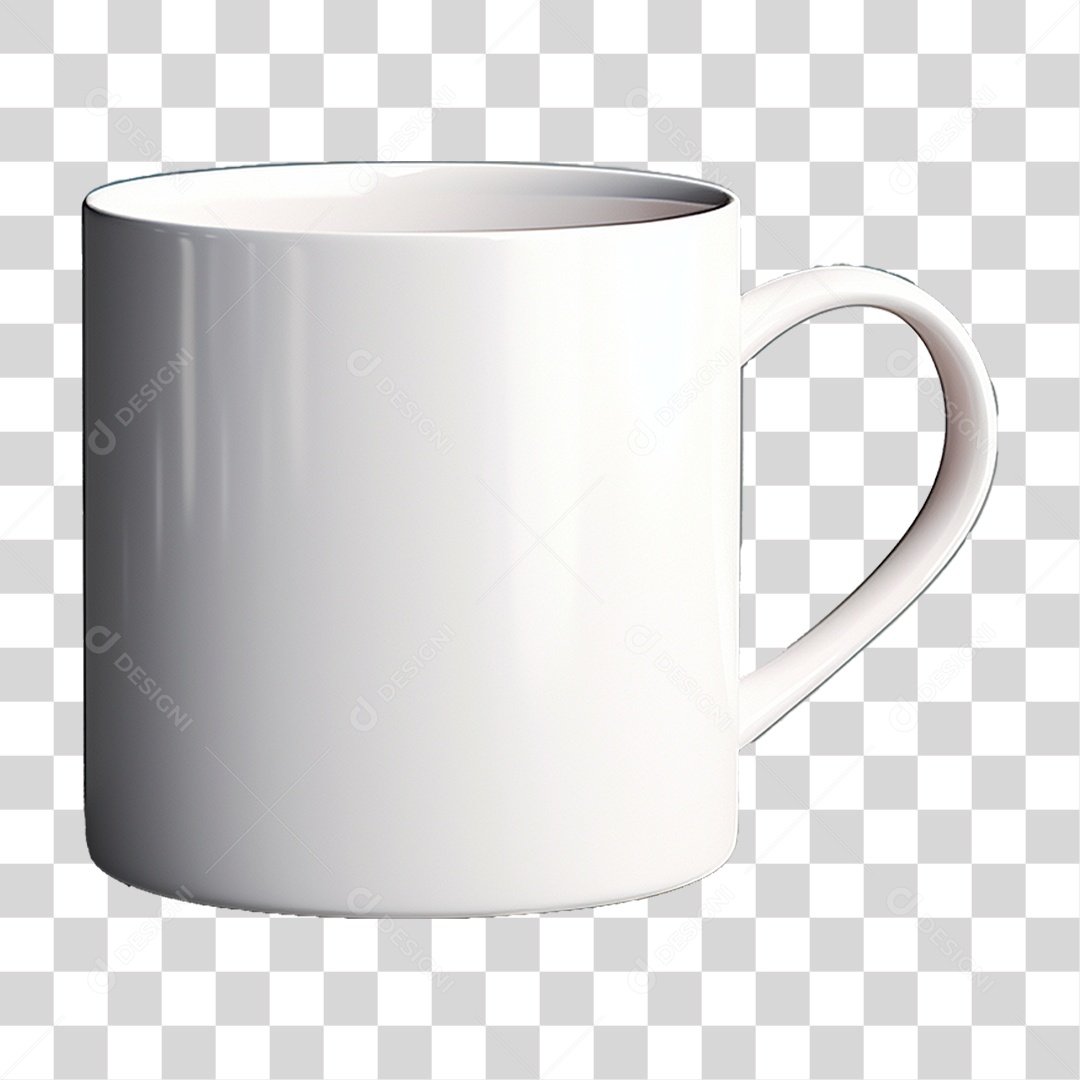 Caneca Branca PNG Transparente