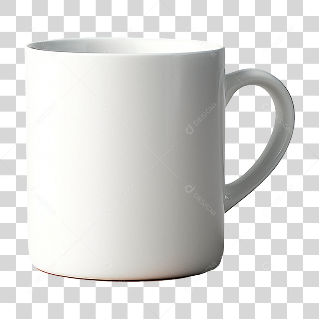 Caneca Branca PNG Transparente