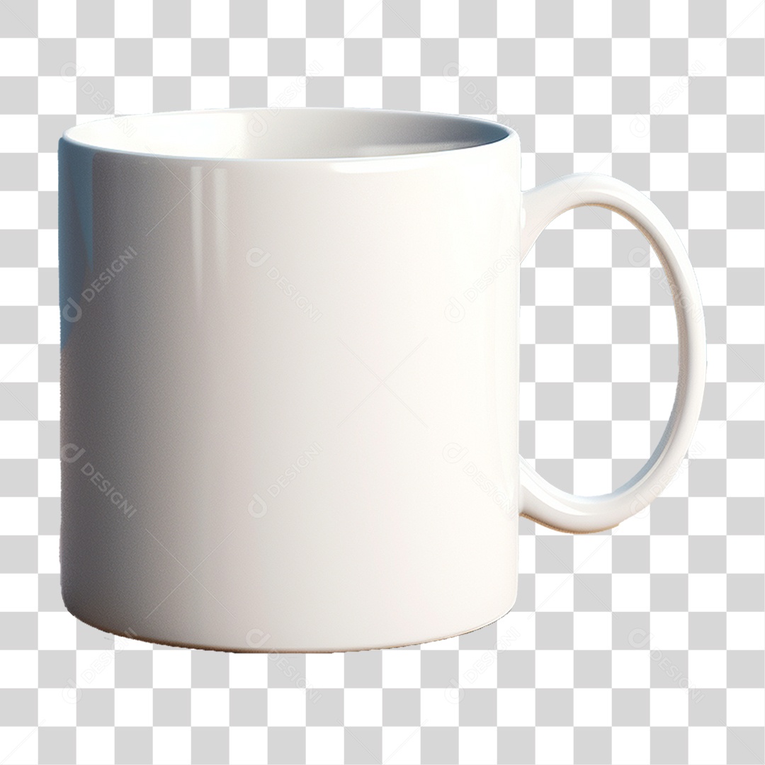 Caneca Branca PNG Transparente