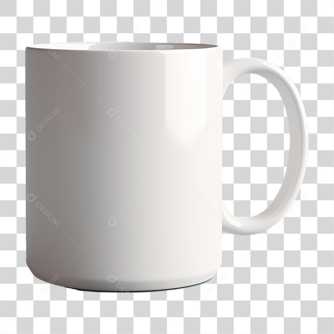 Caneca Branca PNG Transparente