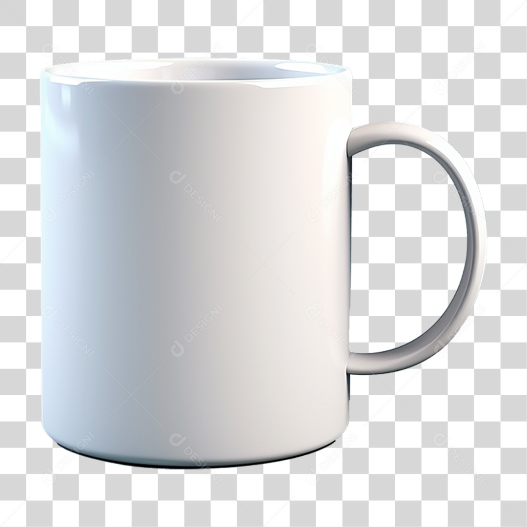 Caneca Branca PNG Transparente
