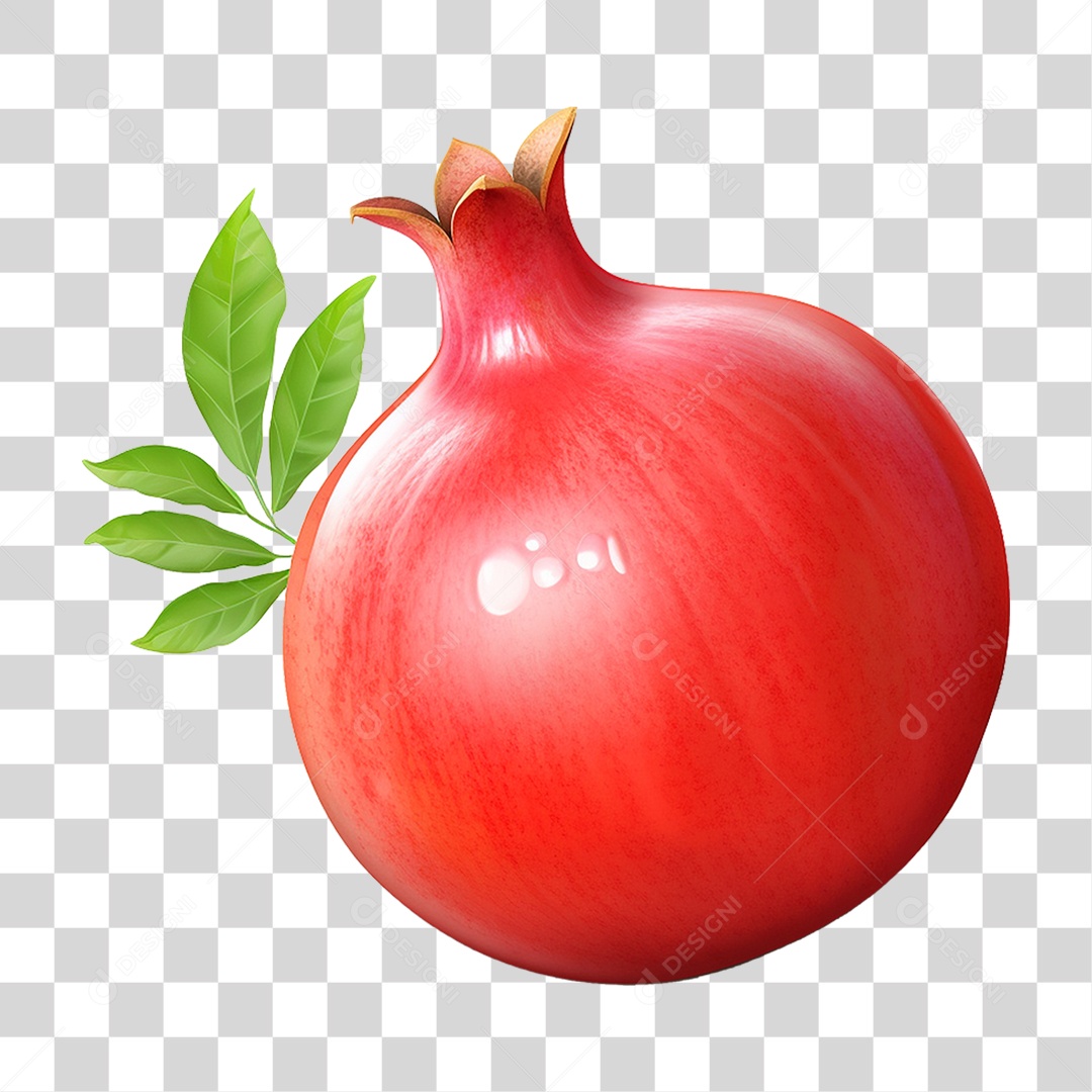 Fruta Romã PNG Transparente
