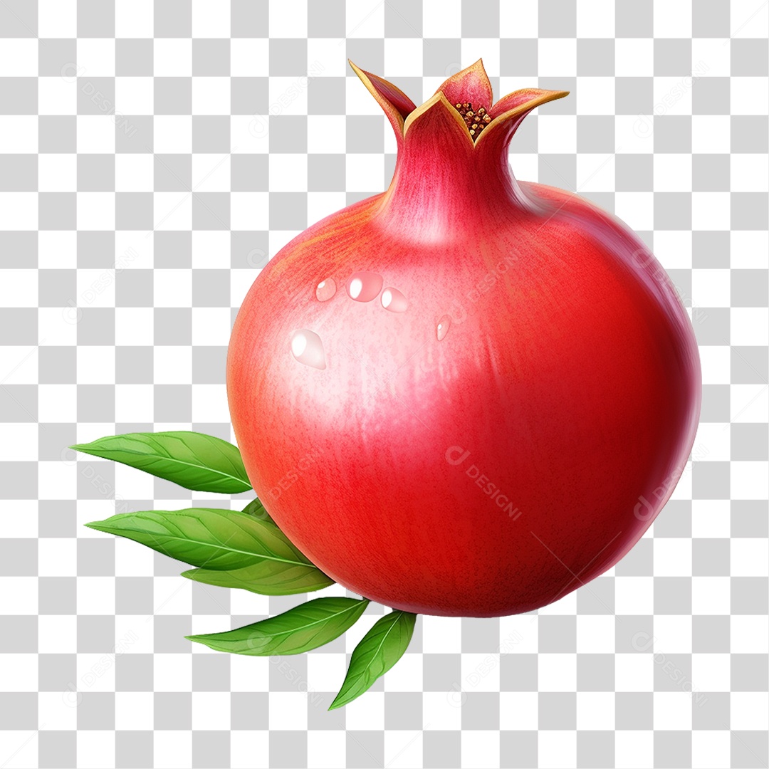 Fruta Romã PNG Transparente