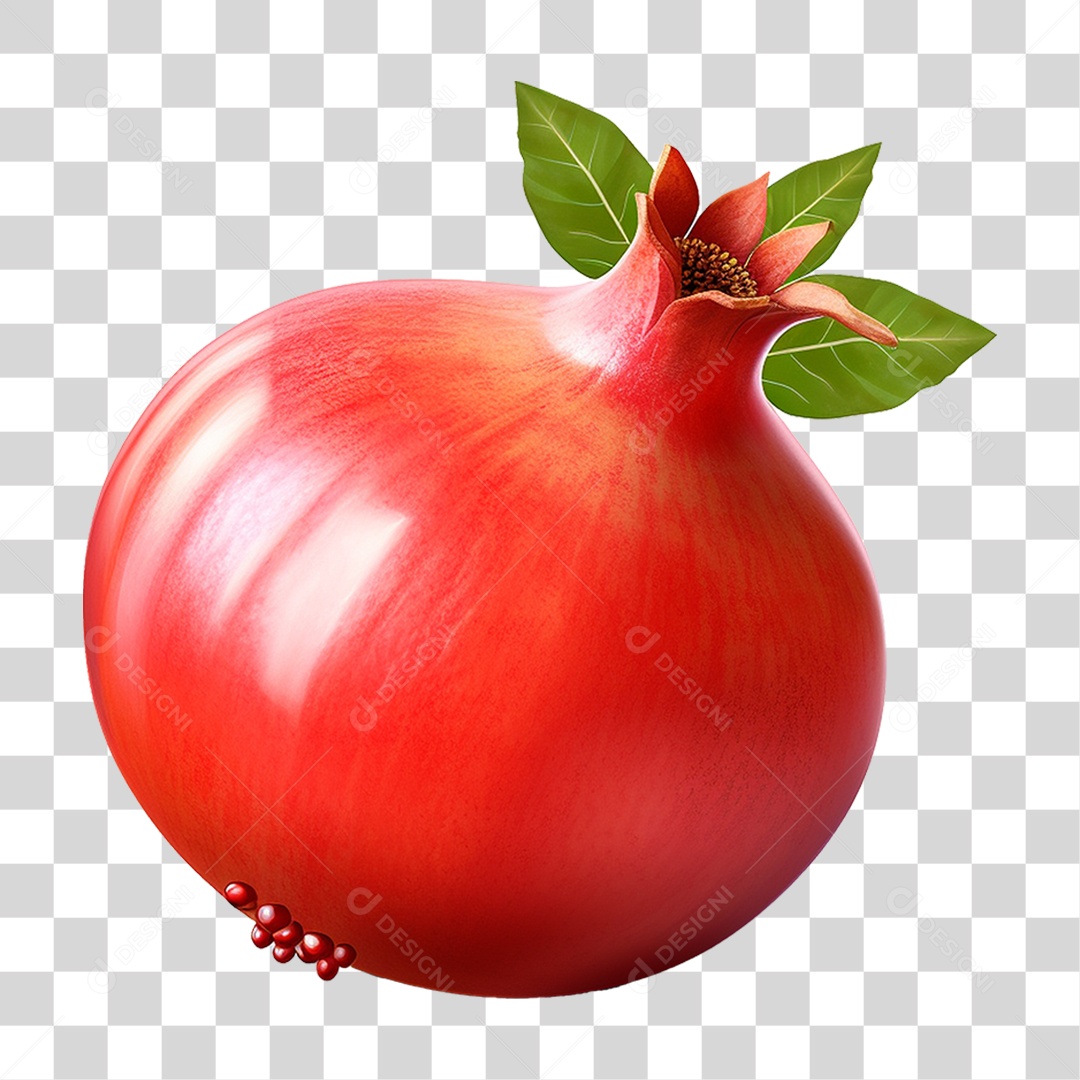 Fruta Romã PNG Transparente