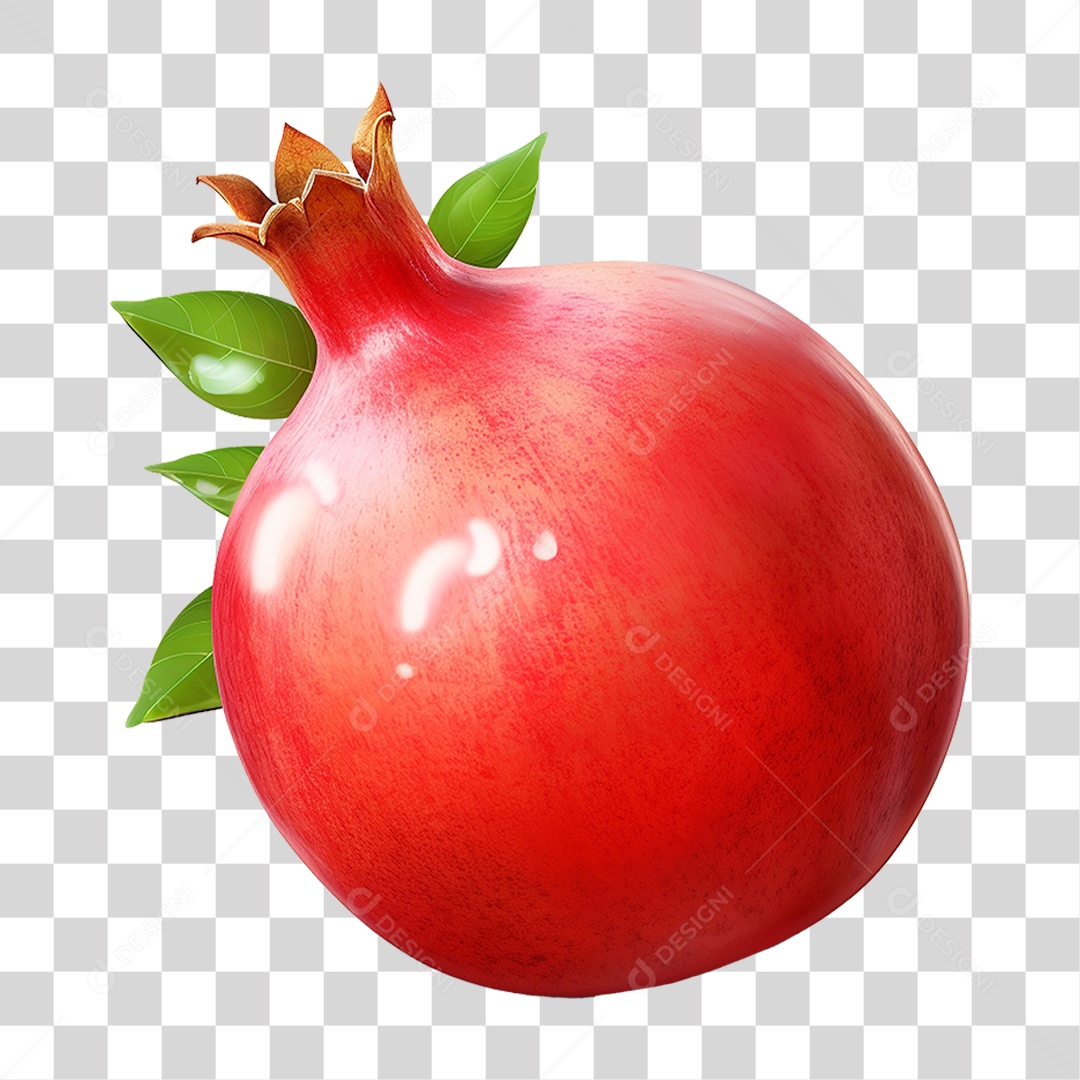 Fruta Romã PNG Transparente