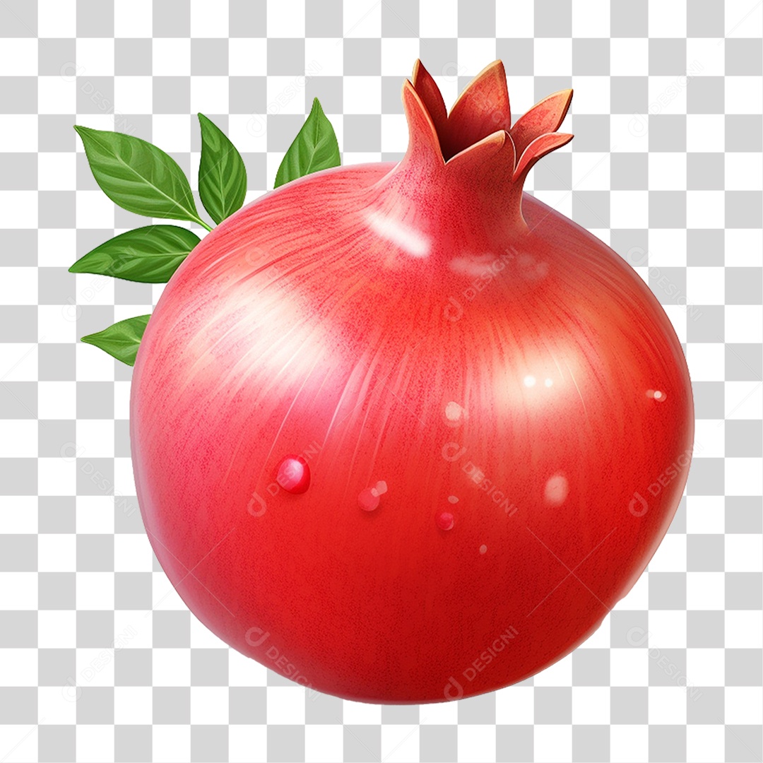 Fruta Romã PNG Transparente