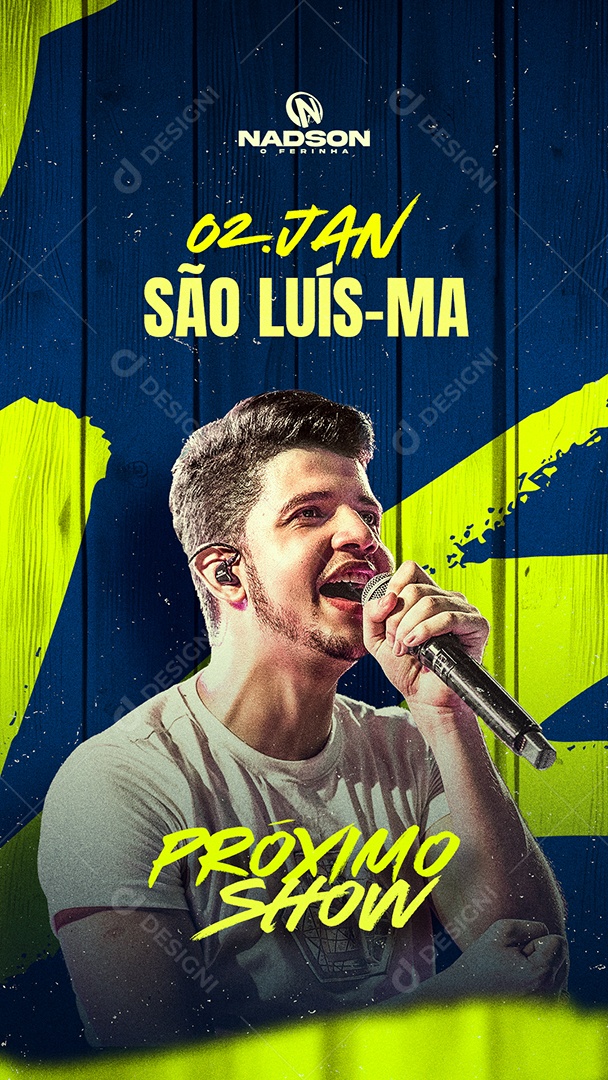 Social Media Flyer Evento Próximos Shows PSD Editável