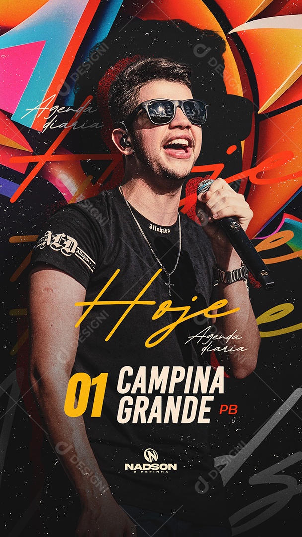 Social Media Flyer Evento Próximos Shows PSD Editável