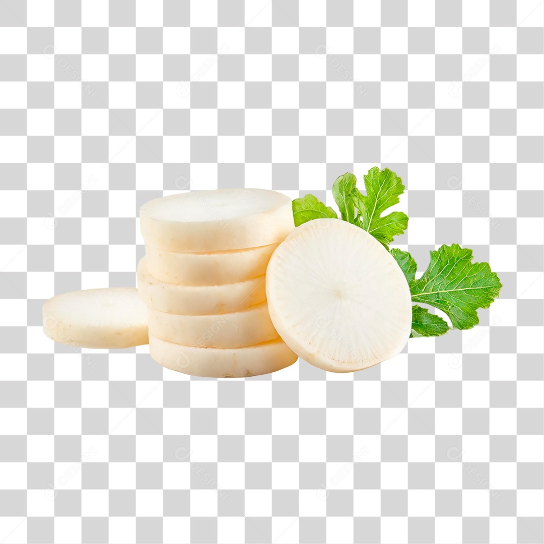 Fatias de Rabanete PNG Transparente