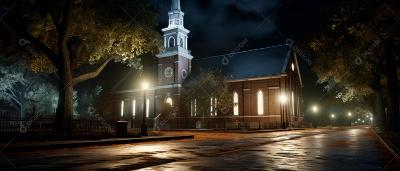 Igreja de Cristo à Noite.