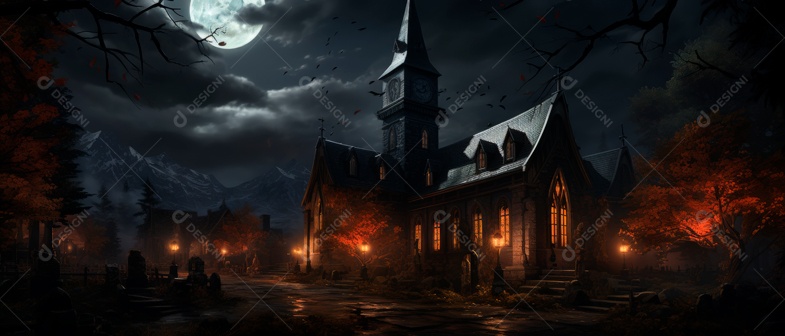 Igreja de Cristo à Noite.