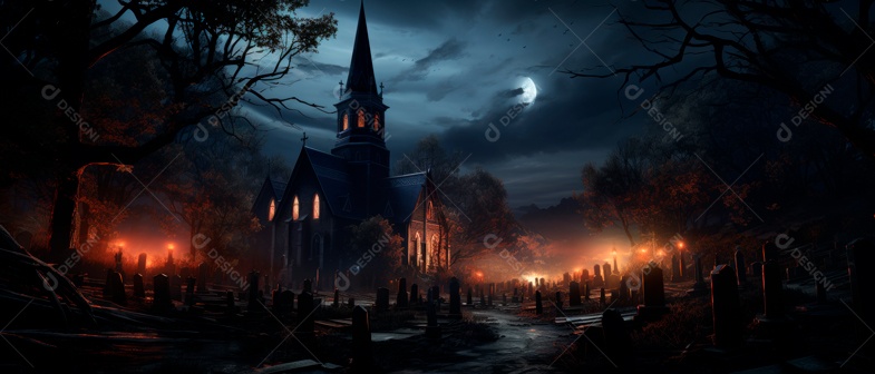 Igreja de Cristo à Noite.