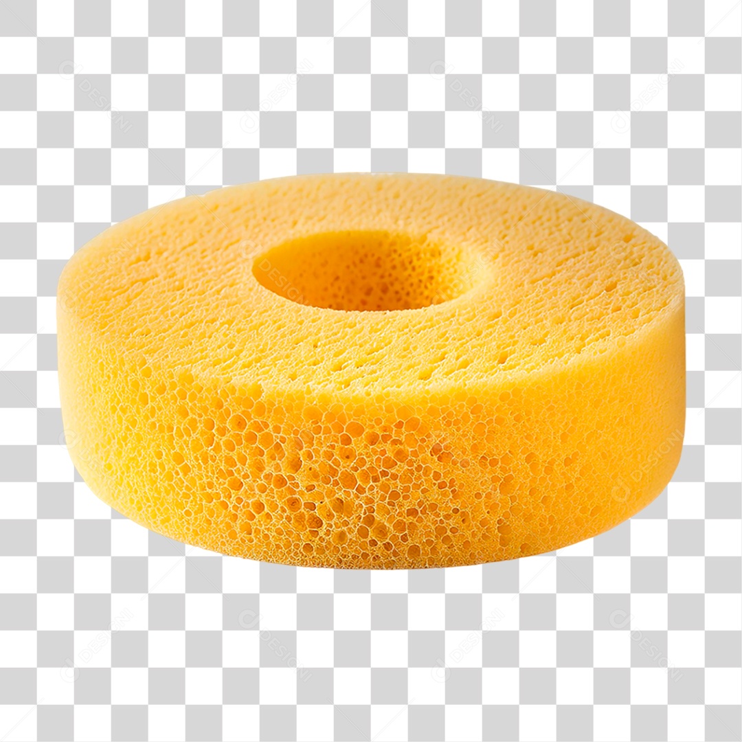 Esponja Amarela PNG Transparente