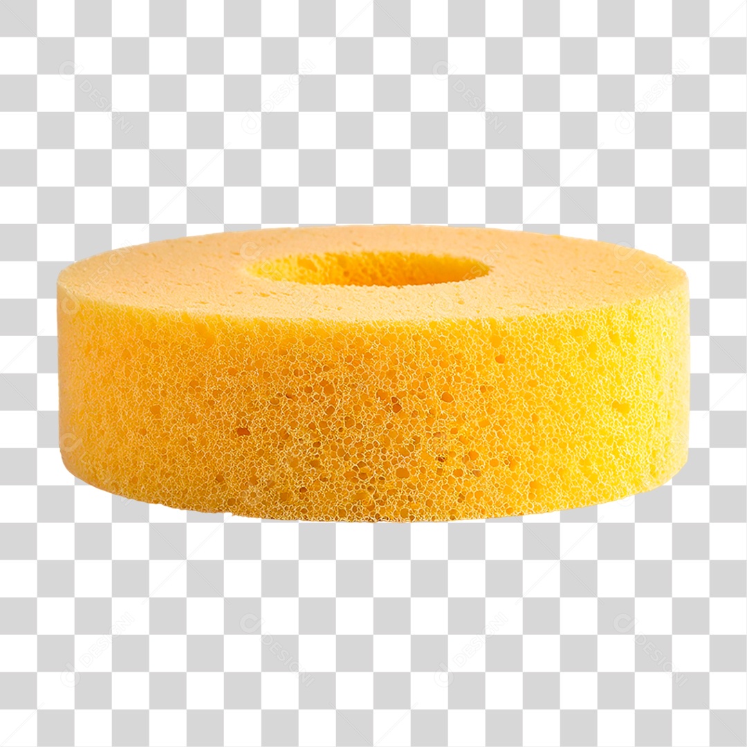 Esponja Amarela PNG Transparente