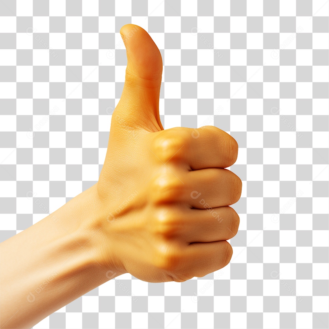 Emoji de Polegar Legal PNG Transparente