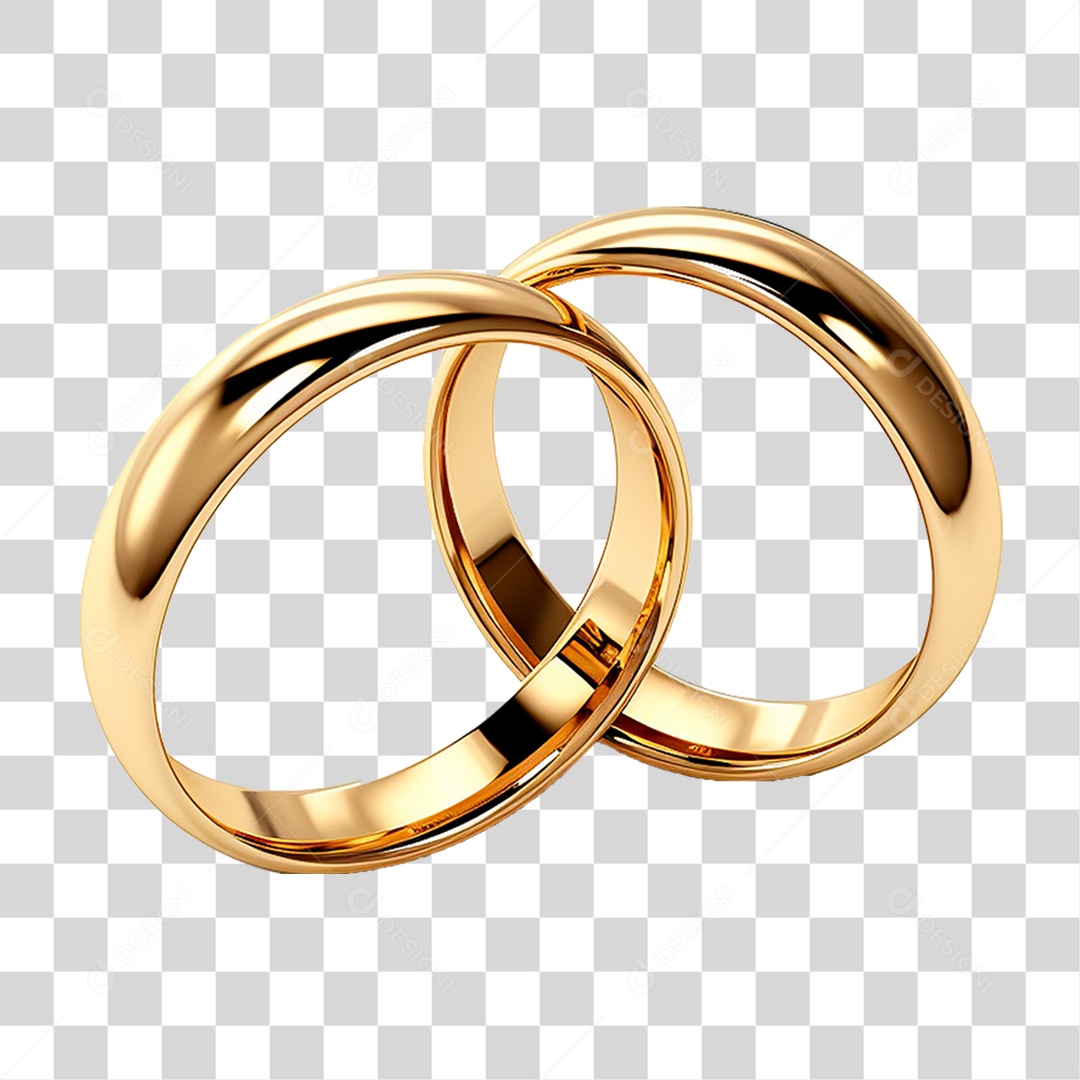 Par de Aliança PNG Transparente