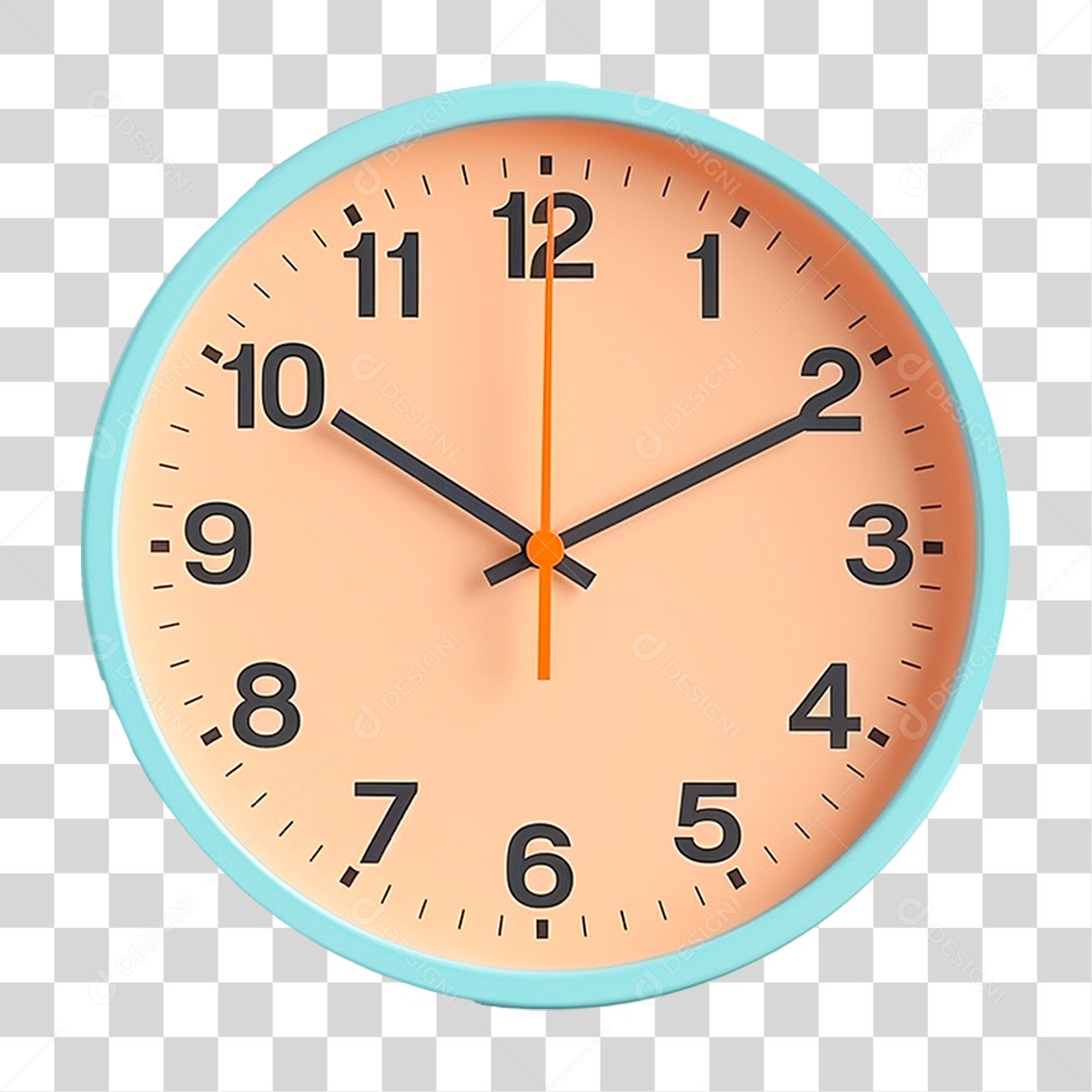 Relógio de Parede PNG Transparente