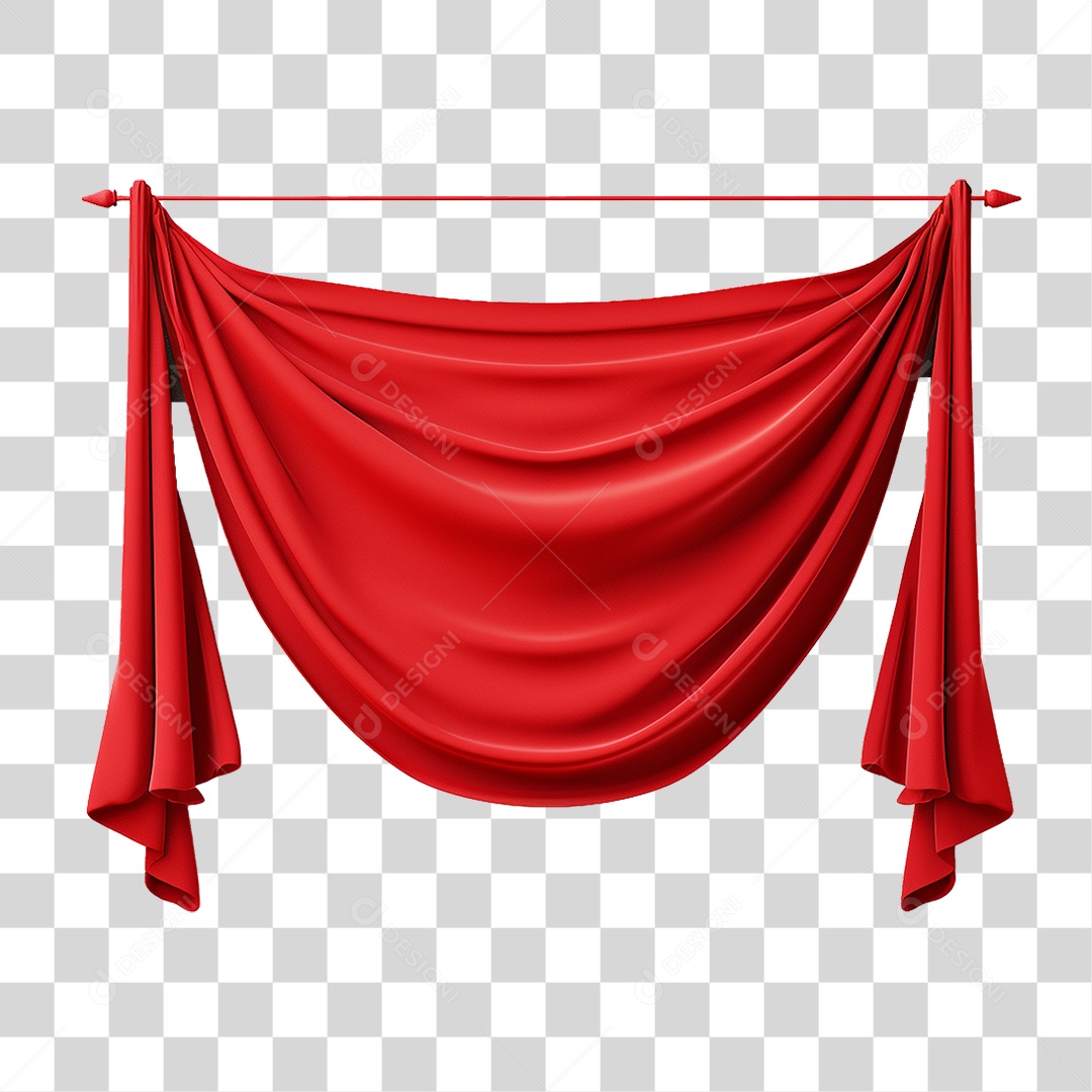 Banner de Tecido Pendurado por Cordas PNG Transparente